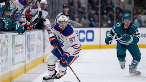 McDavid reaches 150-point milestone; Oilers beat Sharks 6-1
